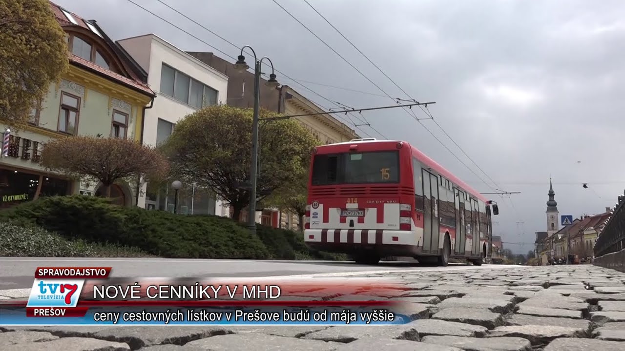 Nov&eacute; cenn&iacute;ky v MHD