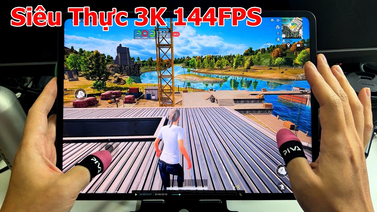 Trải Nghiệm Đồ Họa Siêu Thực 3k 144FPS PUBG Mobile Trung Quốc Trên OnePlus Pad 2 Pro S8 Elite