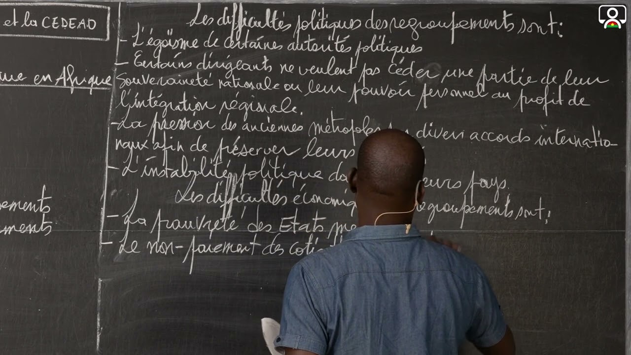 Cours - 3e - Géographie : L'intégration régionale  l'UEMOA et la CEDEAO 6/6