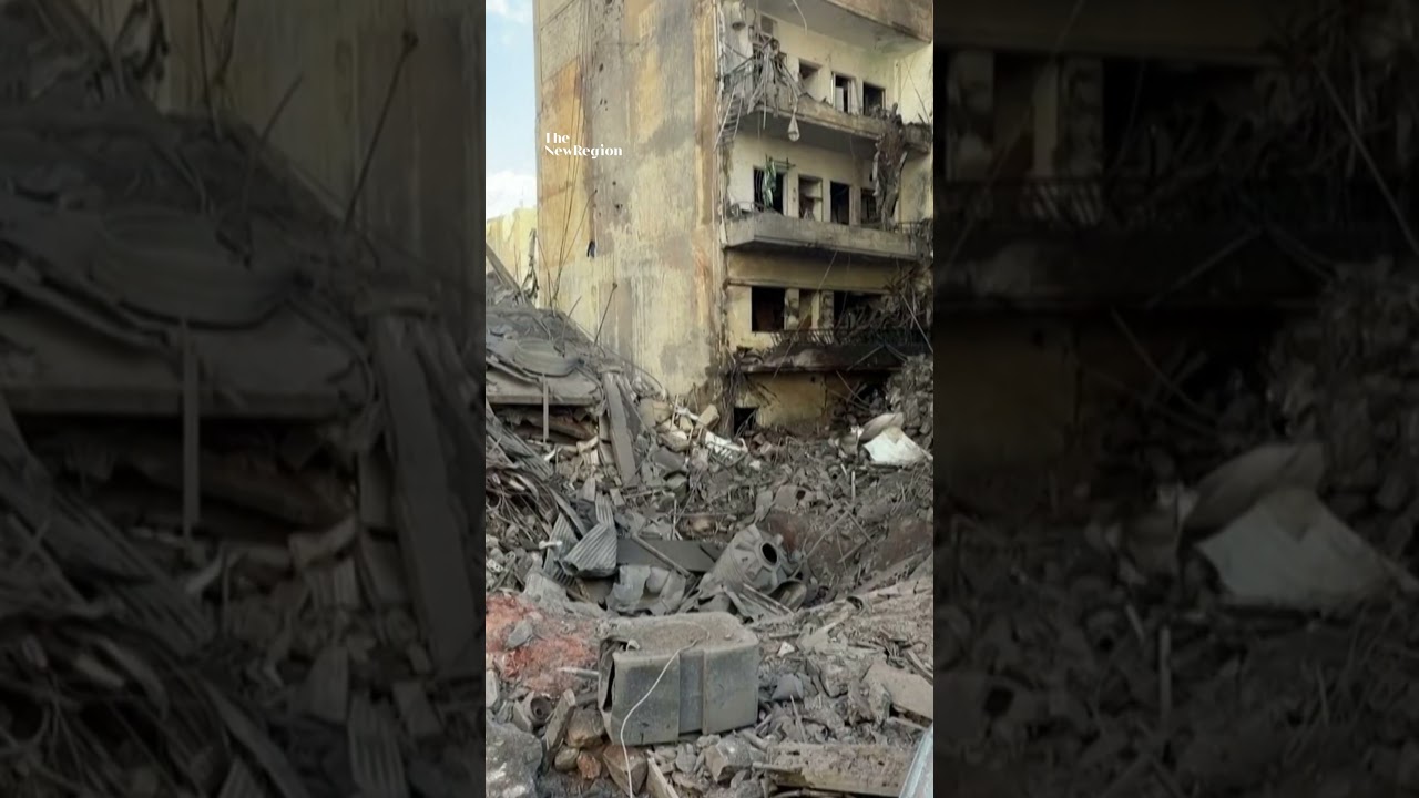 Aftermath of deadly Israeli strikes on Beirut