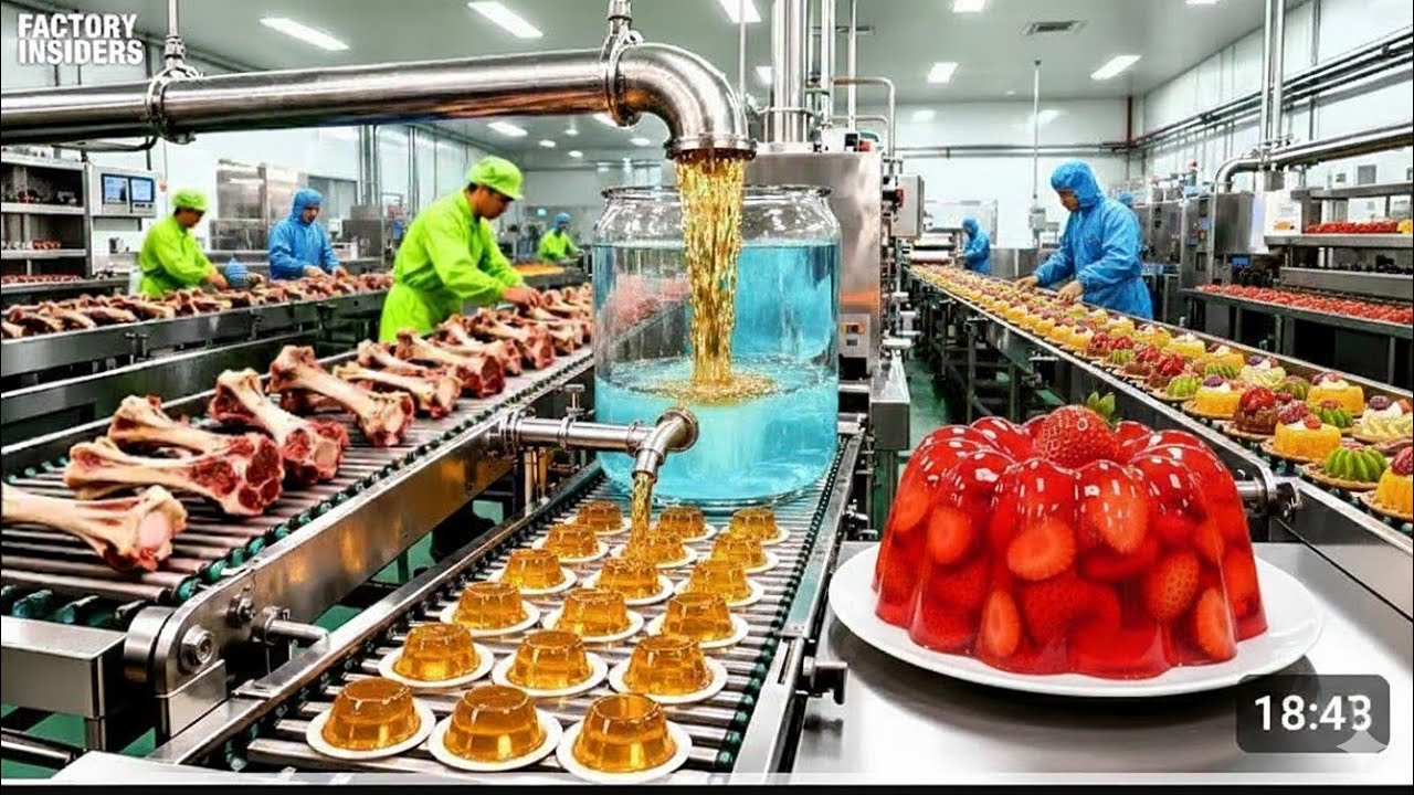 How Mega Factories Turn Bones Into Gelatin &ndash; Full Process Inside a Modern  Factory