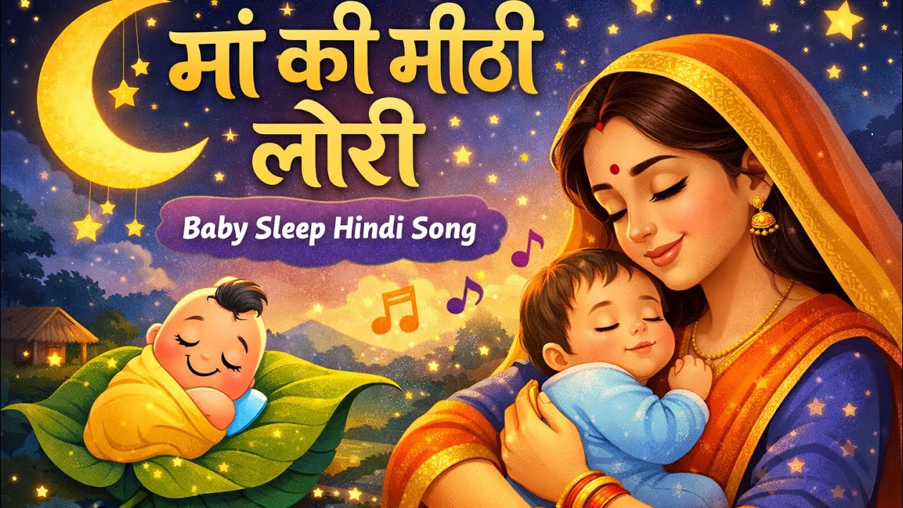सपनों की दुनिया की लोरी | Soothing Hindi Lullaby