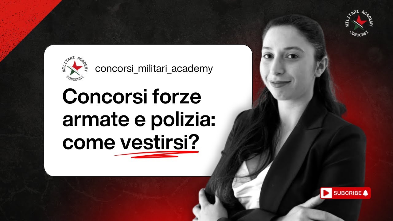 Come mi vesto per le prove dei concorsi per entrare nelle Forze Armate e di Polizia?