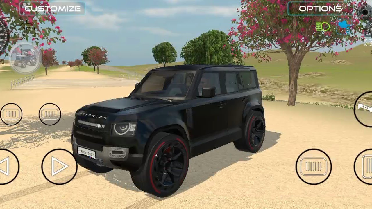 Defender car driving 