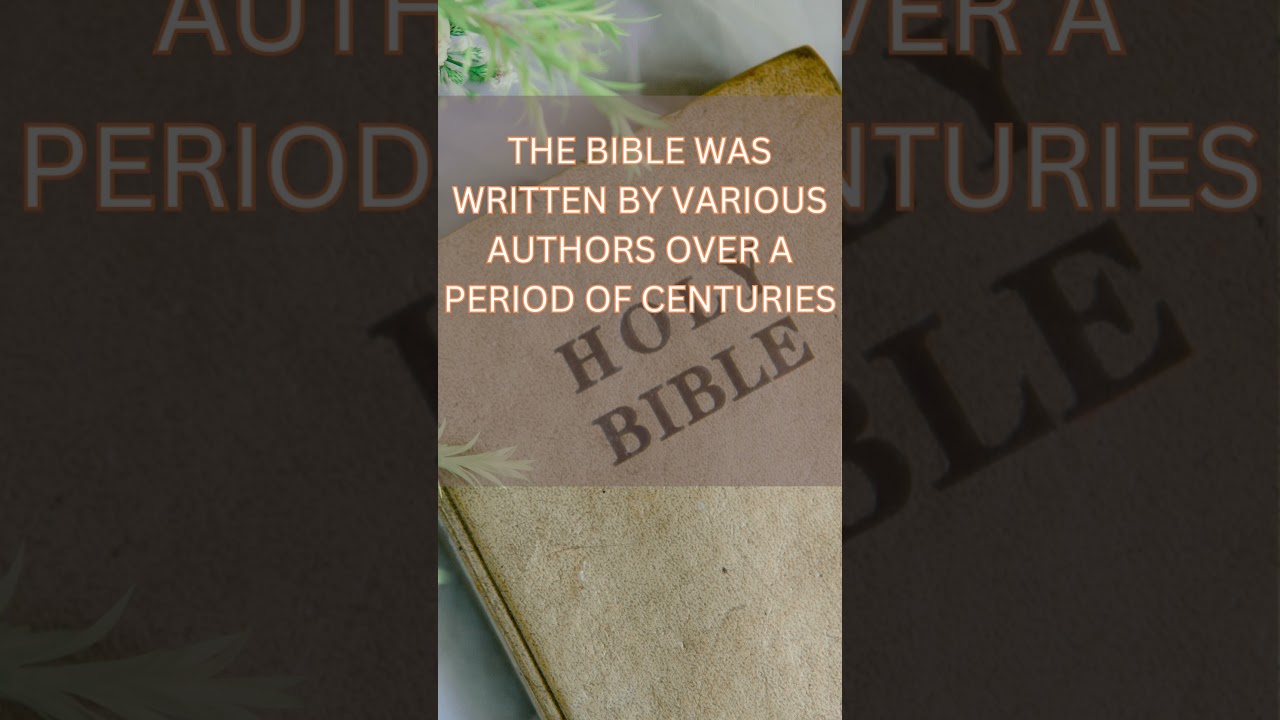 Who wrote the Bible