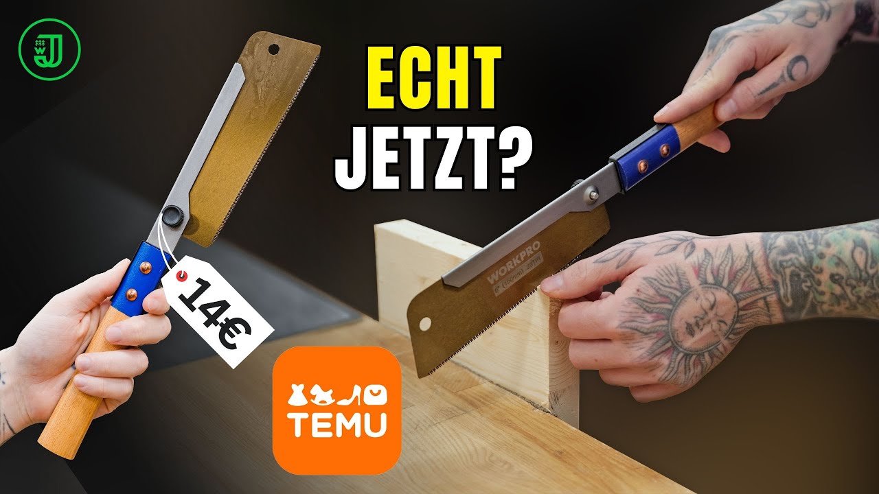 Für 14€ von TEMU 👉  Das ist die BESTE JAPANSÄGE für ... | Jonas Winkler