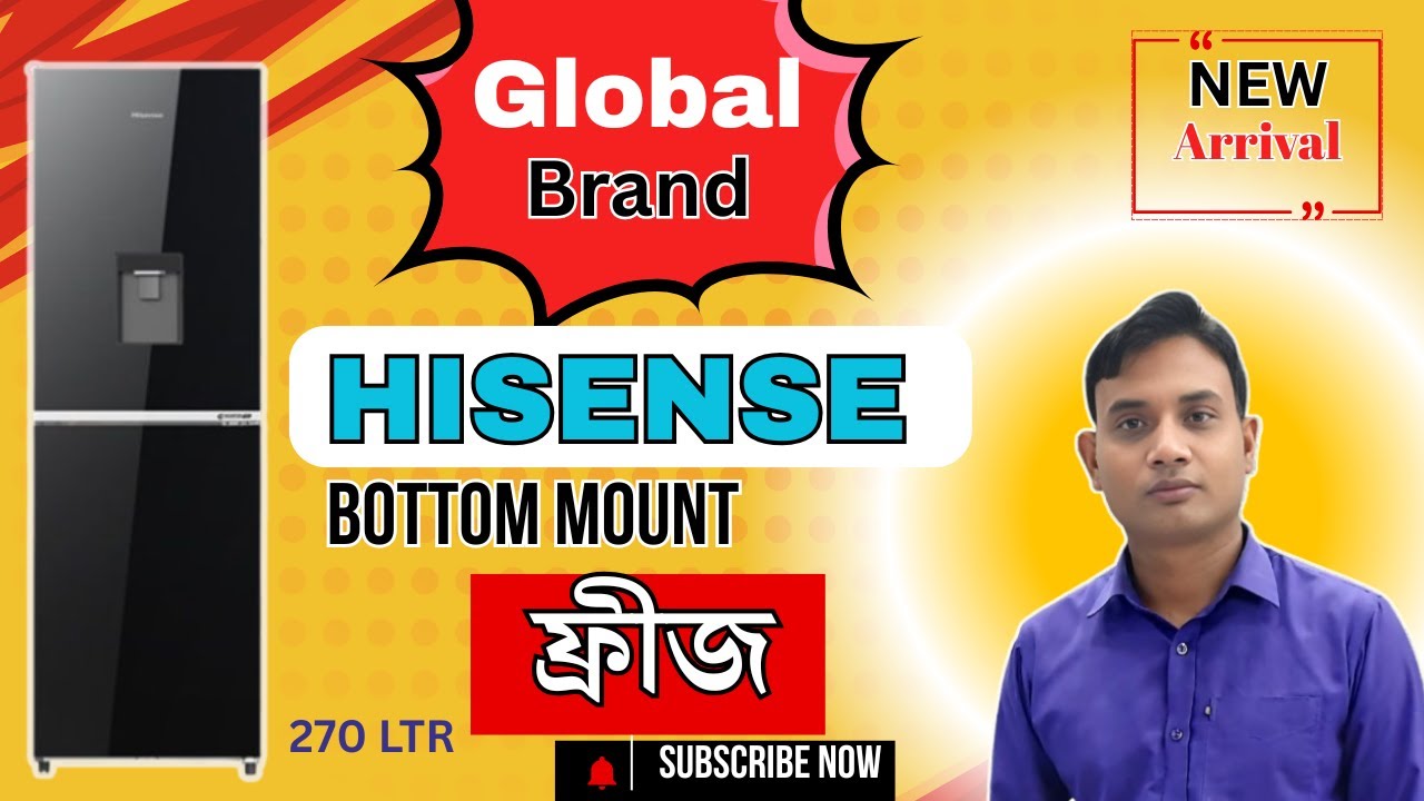 Hisense 270 L Bottom Mount Freezer Key features and Review Bangla@bdreview21