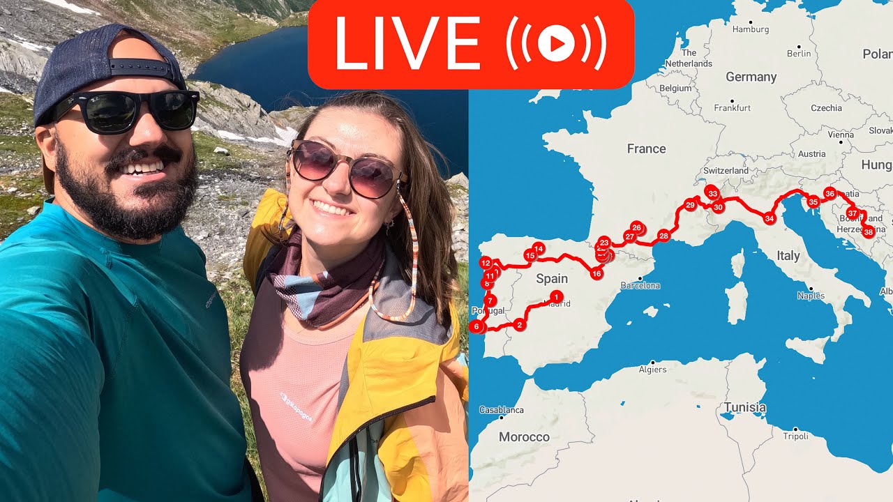 SEGUNDA LIVE da Rota da Seda (Viajando de Portugal até China, sem avião)
