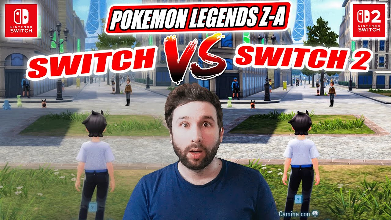 POKEMON LEGENDS Z-A : SWITCH vs SWITCH 2 😱 COMPARAISONS ( TEXTURES, FRAMERATE, DISTANCE, ETC... )