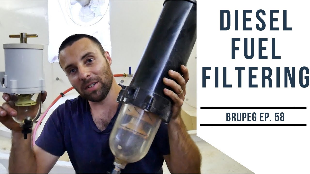 Cleaning diesel tanks and fitting a hot swap diesel fuel filter system - Ep 58