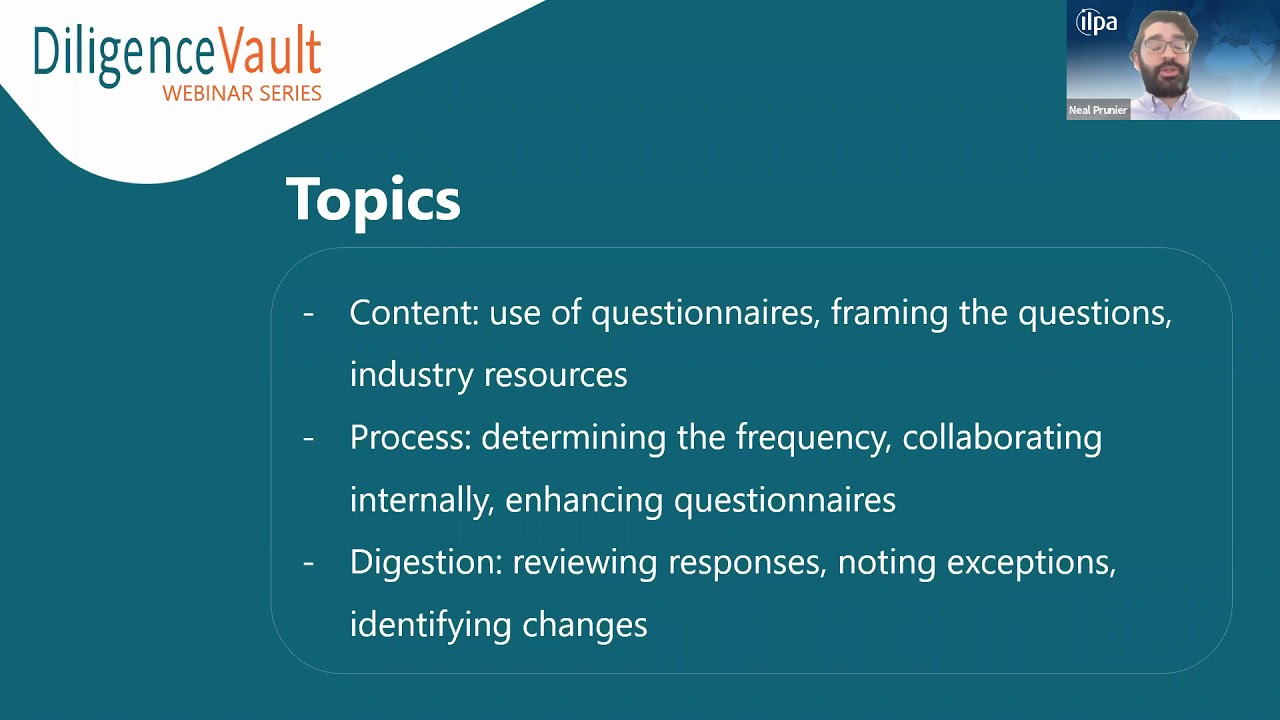 DiligenceVault Webinar: The Anatomy of a DDQ