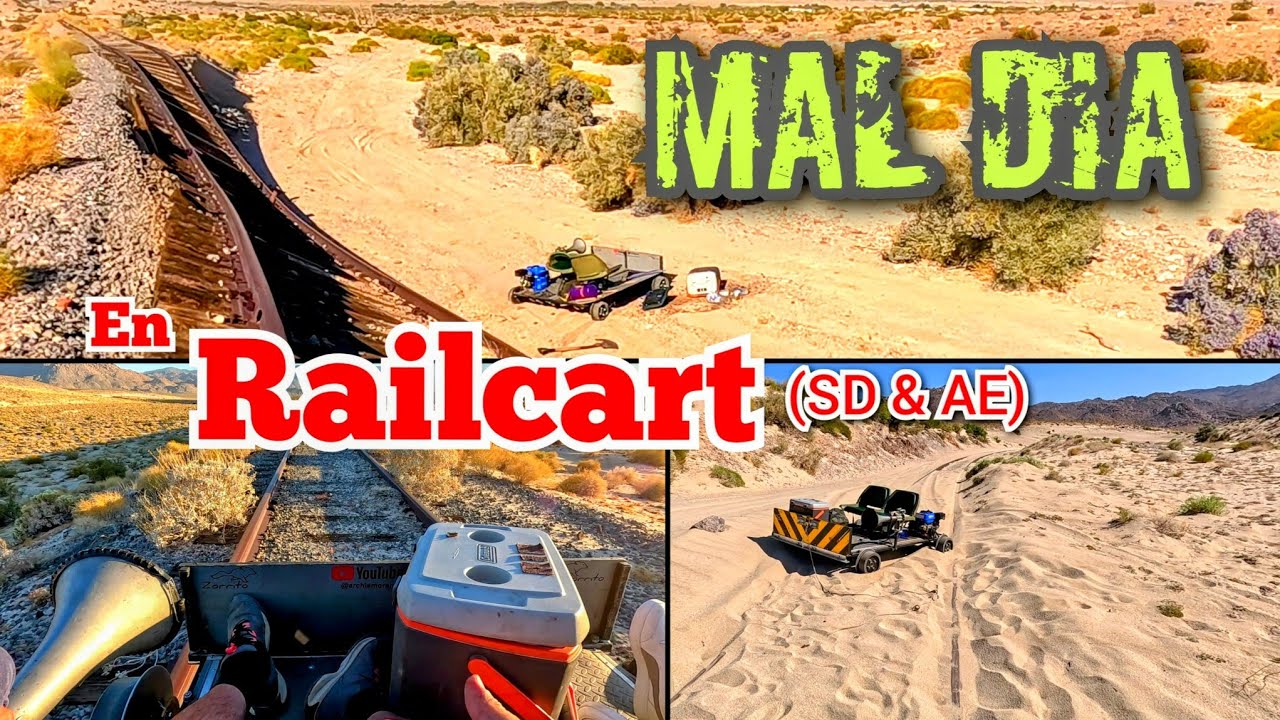 Rougth RIDE on RAILCART (Mal Dia) - Imposible Railroad -[CC]-sub.