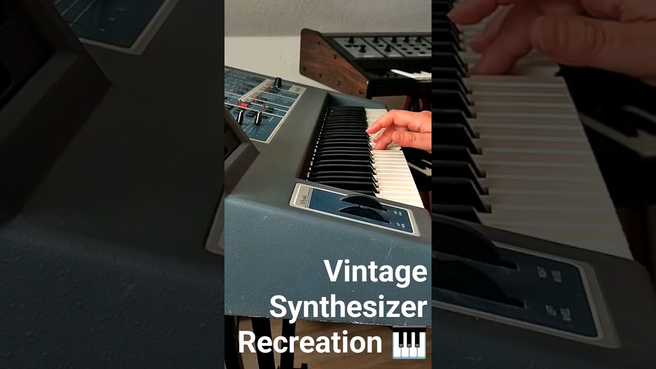 Vintage Synthesizer Recreations 🎹 #synthesizer #synth #music #synthesizers #80smusic #vintagesynth