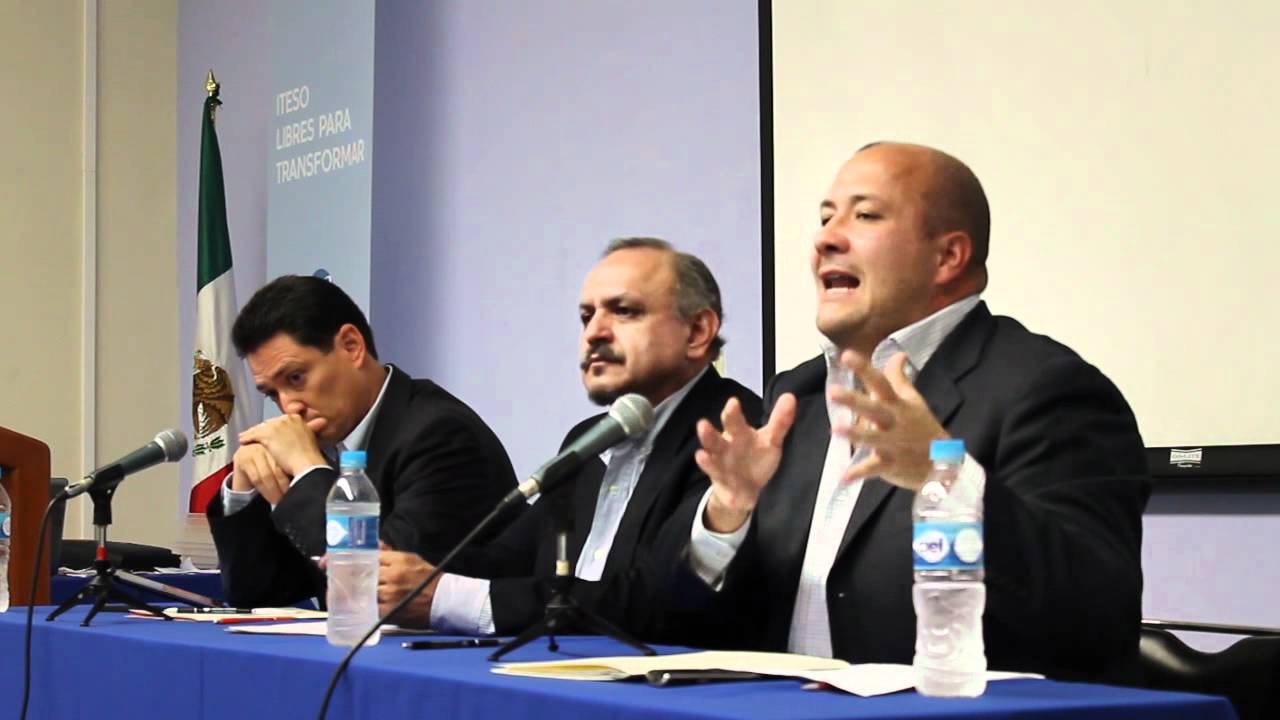 Enrique Alfaro en la en la V semana de Ciencias Polítcas y Gestión Pública del ITESO