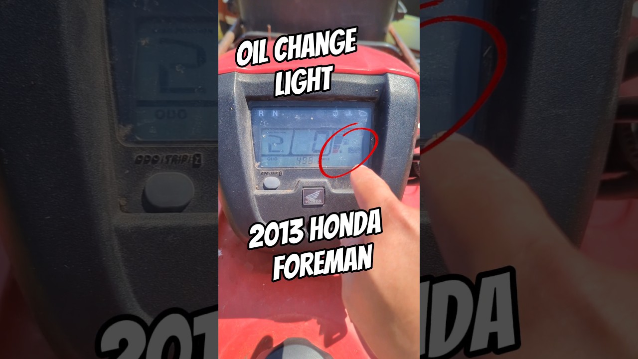 Как сбросить индикатор замены масла 