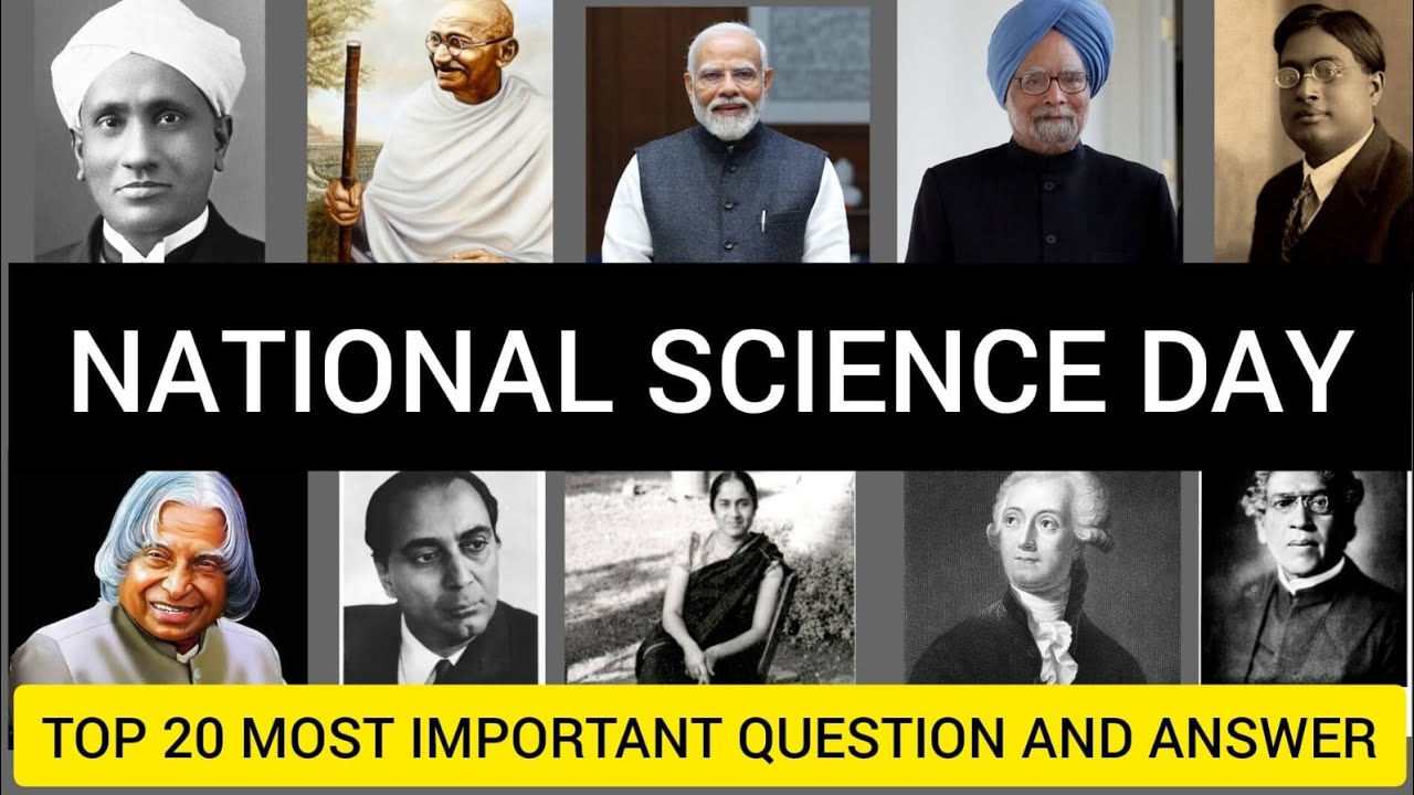 National science day quiz / 20 questions national science day quiz question and answer