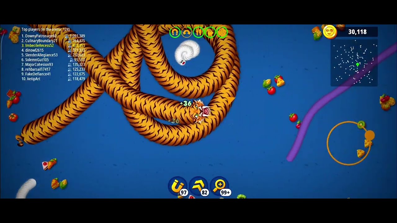 Hardest Game Worms zone.io Highest Score Record Kill