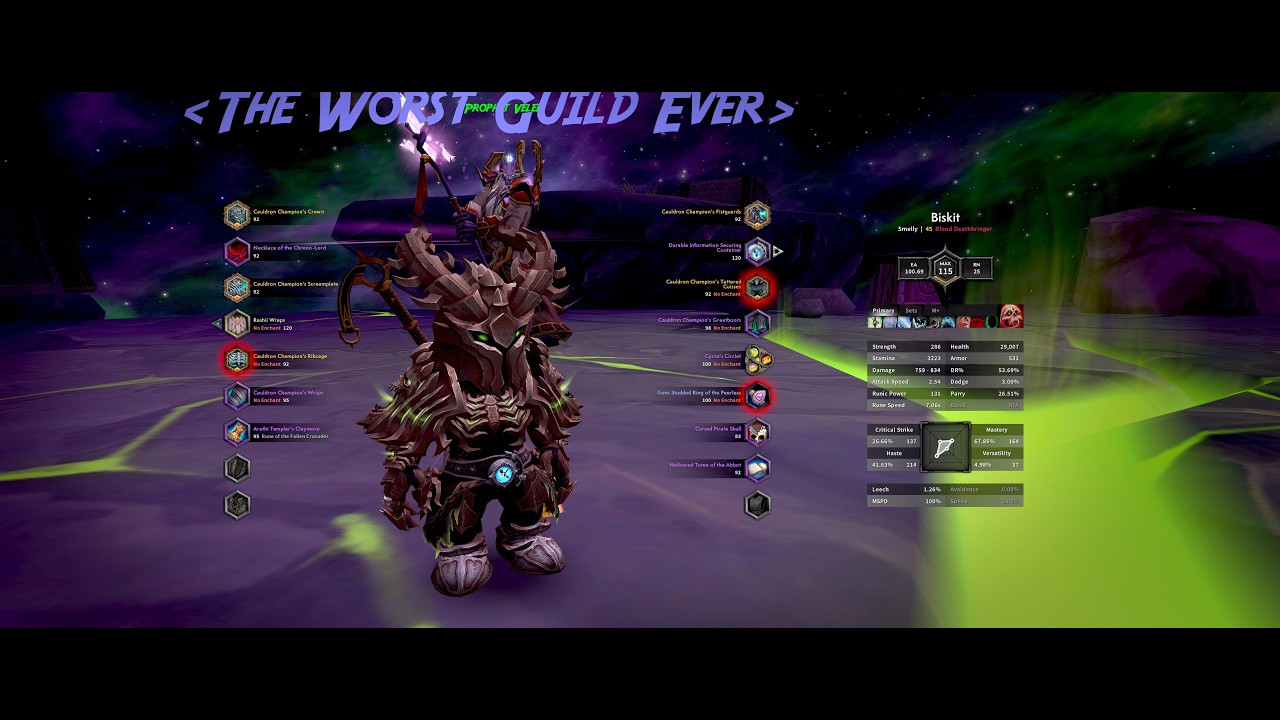 Extra Credit - Blood Death Knight - The Highlord's Return (12.0.0)