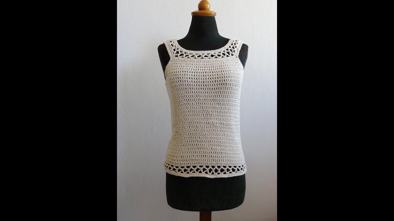 Crochet Top Down Top---easy