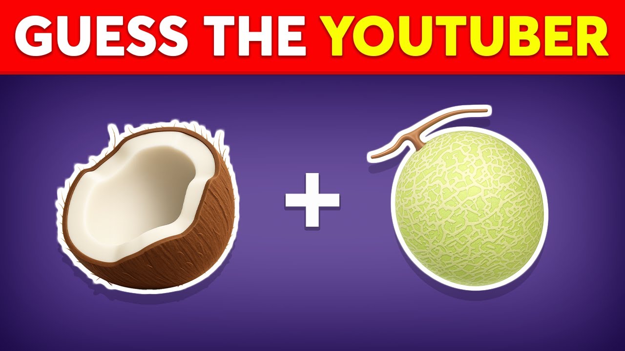 Guess the YouTuber by Emoji 🚽👶🏻 Monkey Quiz