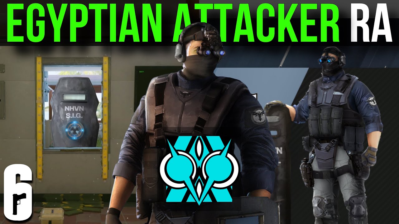Египетский атакующий Ра &mdash; оператор щита &laquo;Ночная гавань&raquo; &mdash; Rainbow Six Siege (концепция)