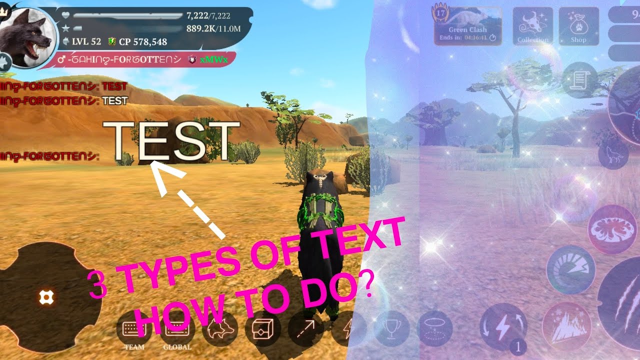 The Wolf - 3 Types of Text--- how to do? Everything in this video|| ᘔᗩᕼIᑎ ᖴOᖇᘜOTTᗴᑎ