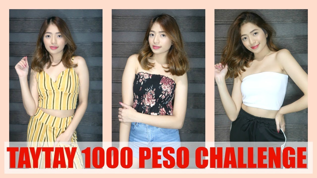 TAYTAY 1000 PESO CHALLENGE! SOBRANG MURA! ❤️