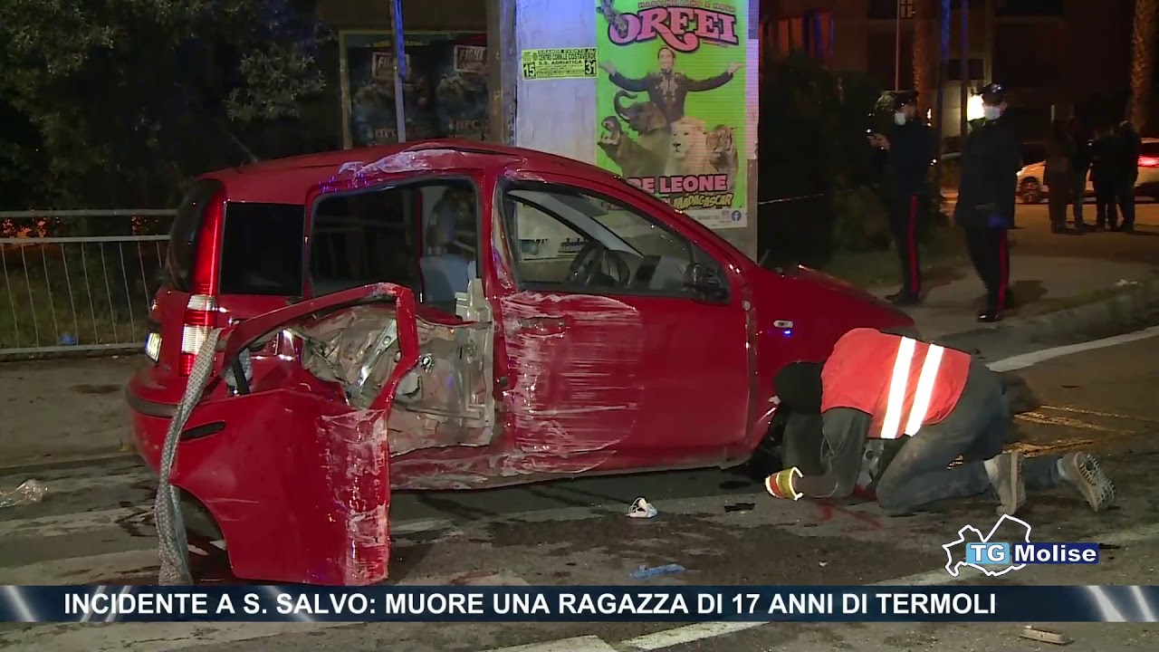 Incidente a S. Salvo: muore una ragazza di 17 anni di Termoli