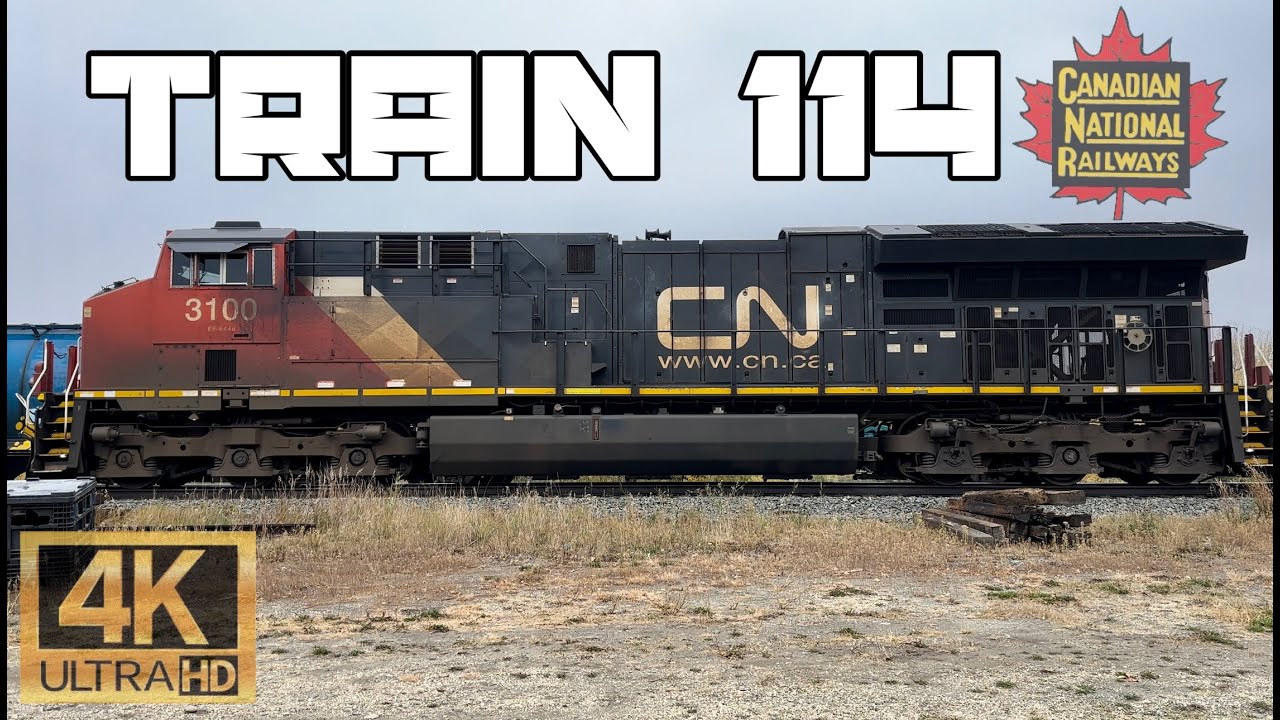 Canadian National Train #144 Intermodal BEAST | Massive Double-Stack Train