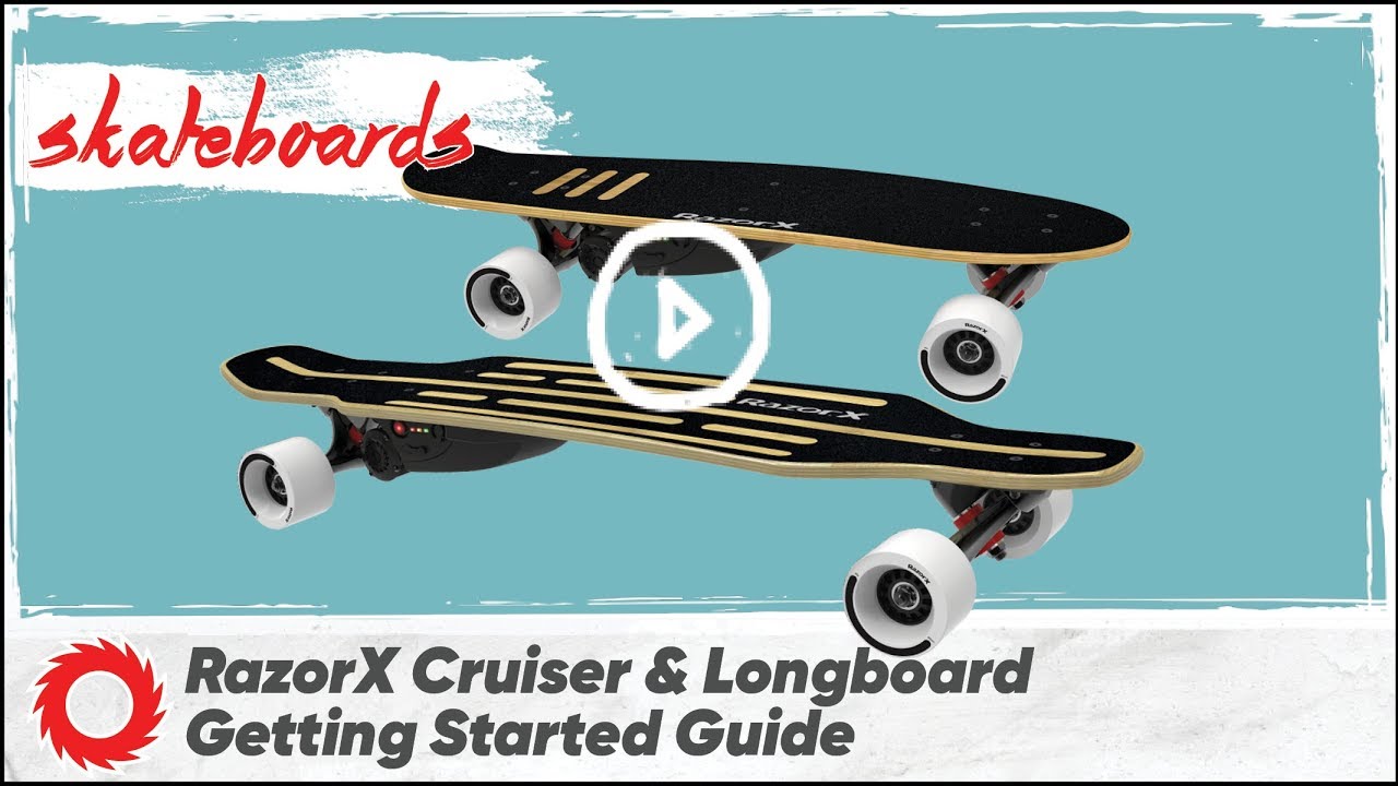 RazorX Electric Skateboard — Getting Started Guide