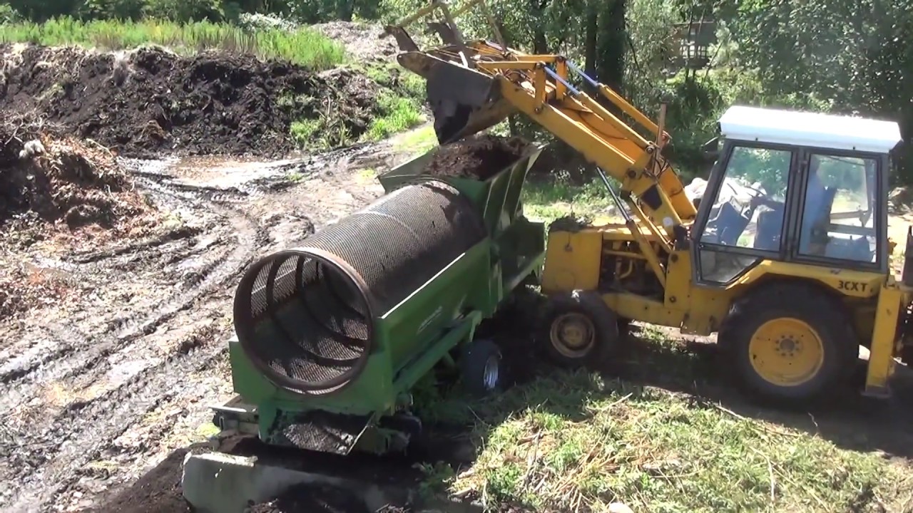PEZZOLATO L 3000 MINI - Vaglio rotativo / Drum screener for compost driven by 10Hp autonomous engine
