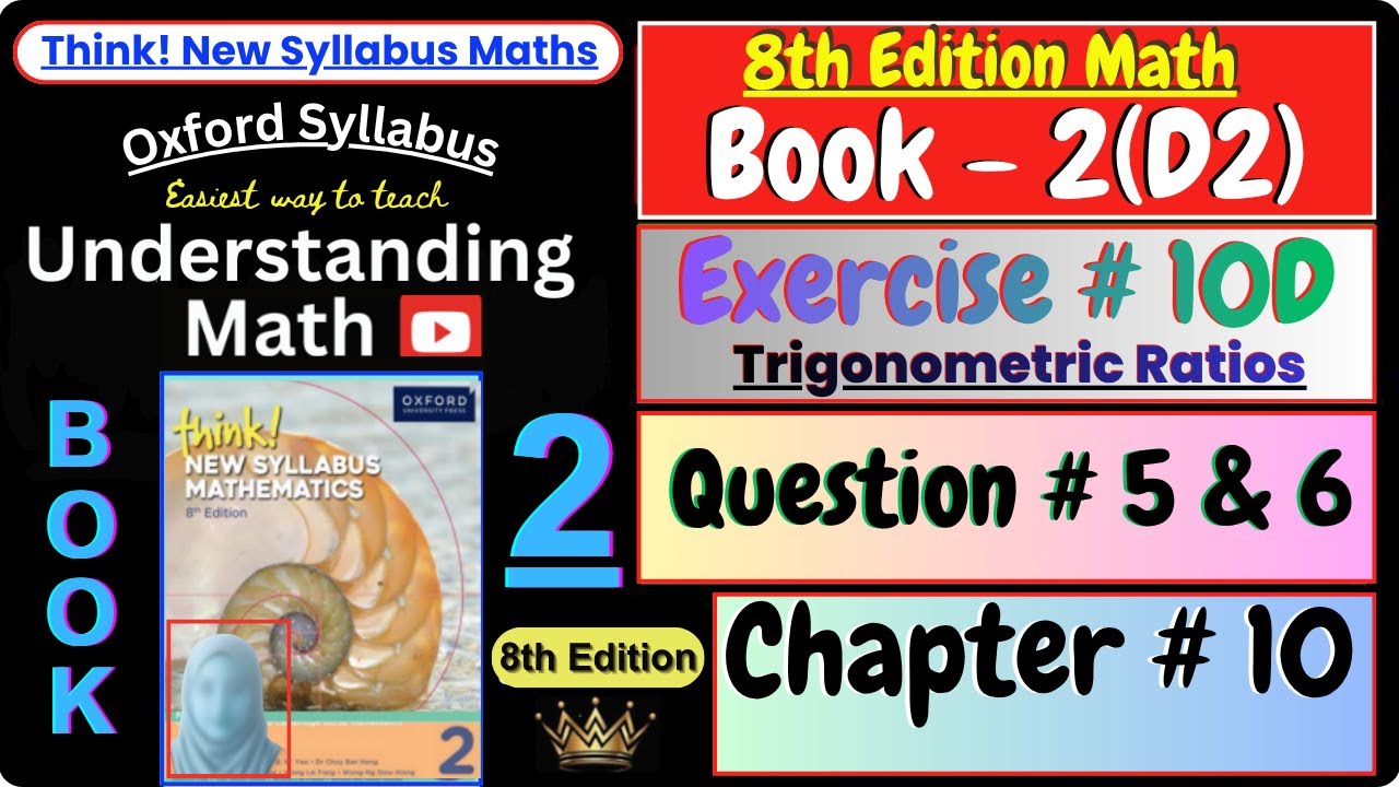 Exercise 10D Question 5 & 6 | Chapter 10 | Book 2 (D2) | Think New Syllabus Mathematics 8th Edition