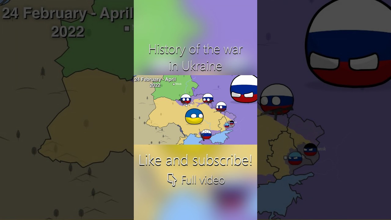 History of war in Ukraine Part 3 | Countryballs