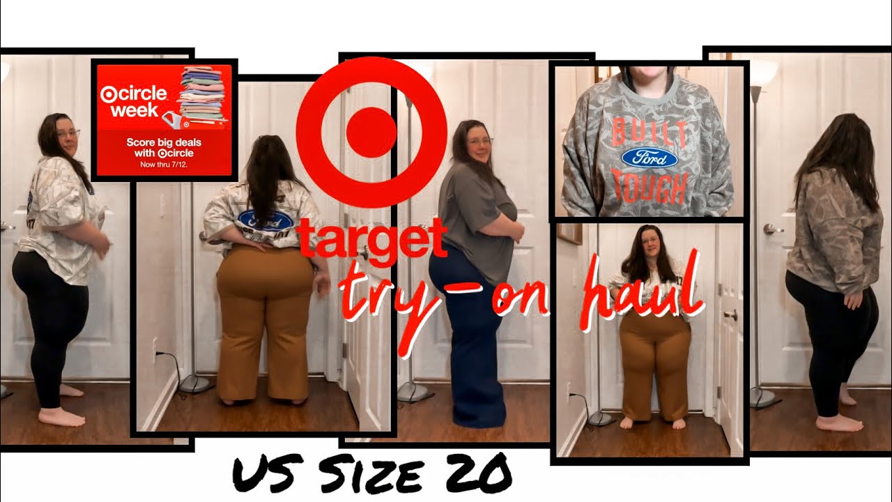 Plus Size Target Try-On Haul | Size 20 Mom Finds Comfy Gems During Circle Week!