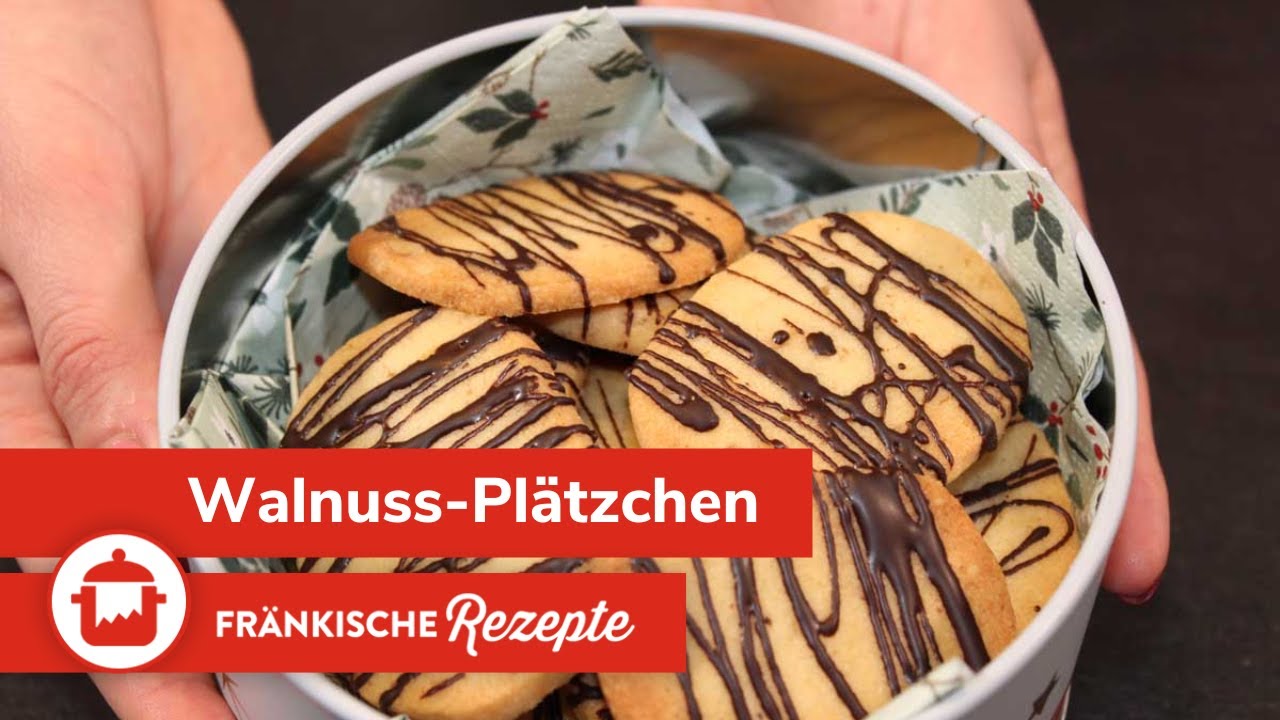 EINFACHE WALNUSSPL&Auml;TZCHEN: das beste Rezept ohne Ausstechen ⭐🎄
