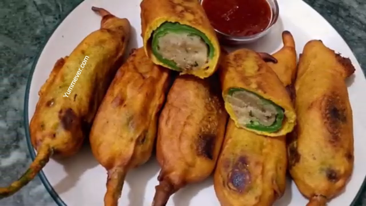 Mirchi Vada | Rajasthani Mirchi Vada Recipe | Mirchi Vada Bhajji | Mirchi Ka Pakoda