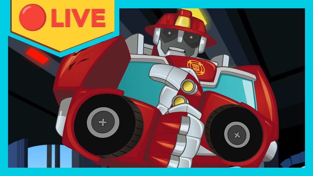 🔴 Heatwave's Best FIRE RESCUES! 🔥🚒  24/7 Live Stream | Transformers: RESCUE BOTS