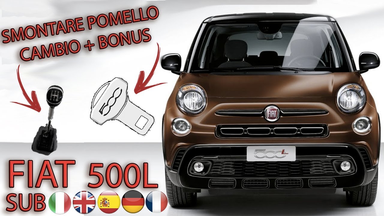 SMONTARE POMELLO CAMBIO + BEEP BEEP STOP - FIAT 500L  #500l #fiat500l