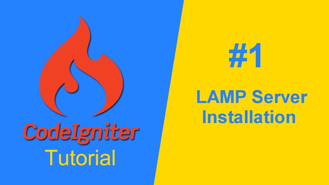 CodeIgniter Tutorial 1 - Lamp Server Setup