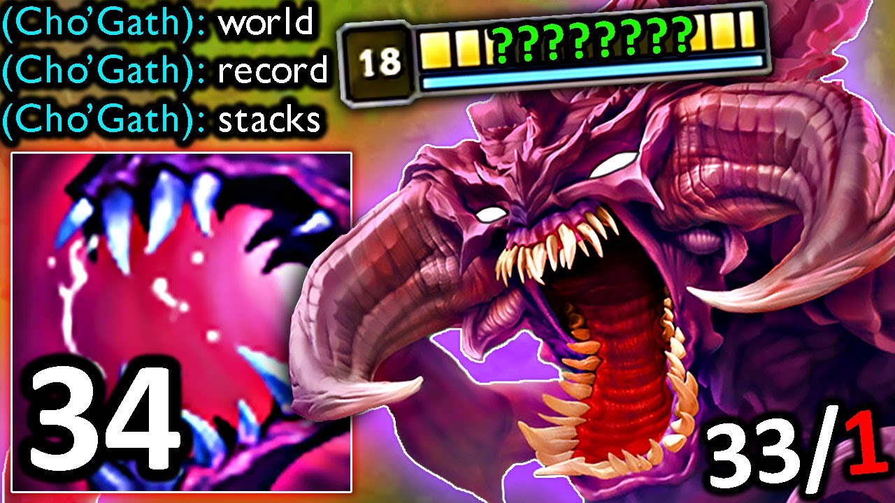 34 ULT STACKS CHO'GATH (NEW RECORD)