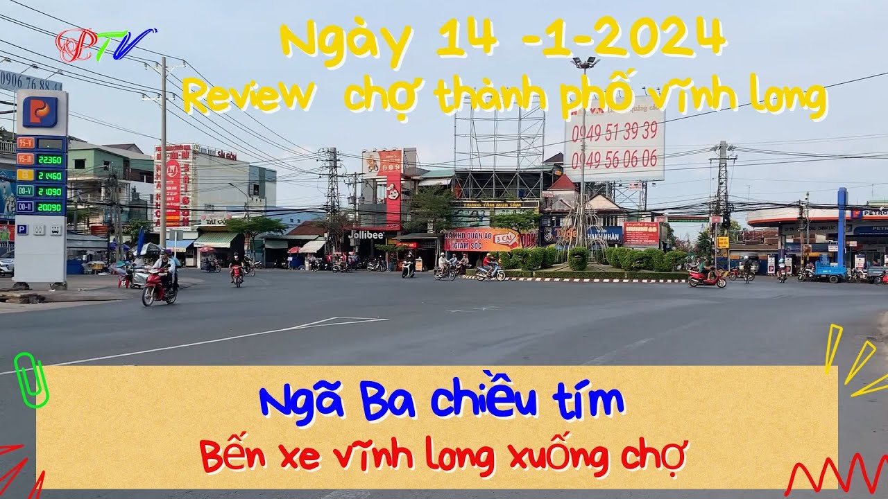 Trãi nghiệm các tuyến đường thành phố vĩnh long