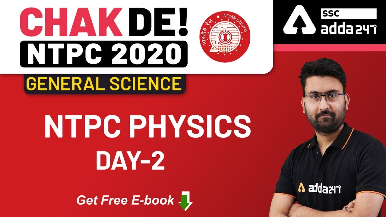 NTPC Physics (Day 2) | General Science | Chak De NTPC