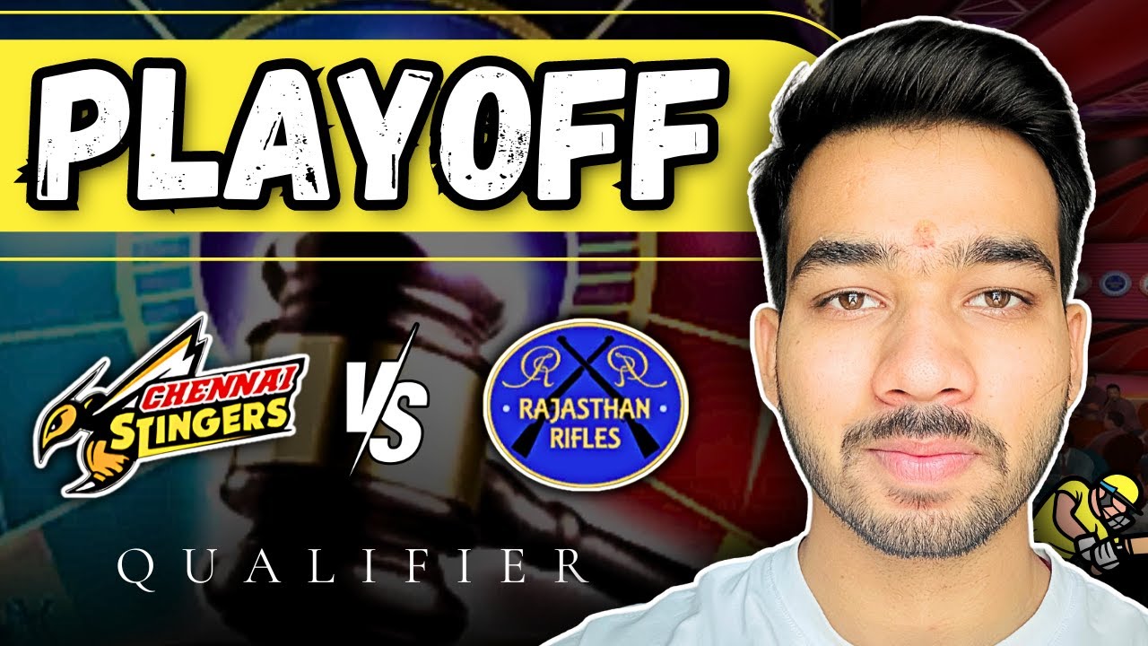 🔴 CSK💛 vs RR🩵 Playoff || Real Cricket 24 RCPL Auction🏏 || Join Now 🤝 || #gaming #rc24