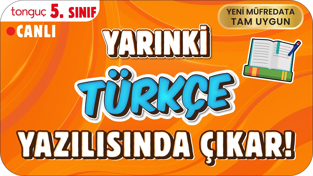YARINKİ TÜRKÇE SINAVINDA ÇIKAR! ✍🏻 5. SINIF 