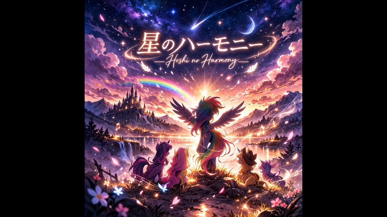 「星のハーモニー」(Hoshi no Harmony) #mlp #mylittlepony #bronymusic #mlpmusic #animeending #jpop 