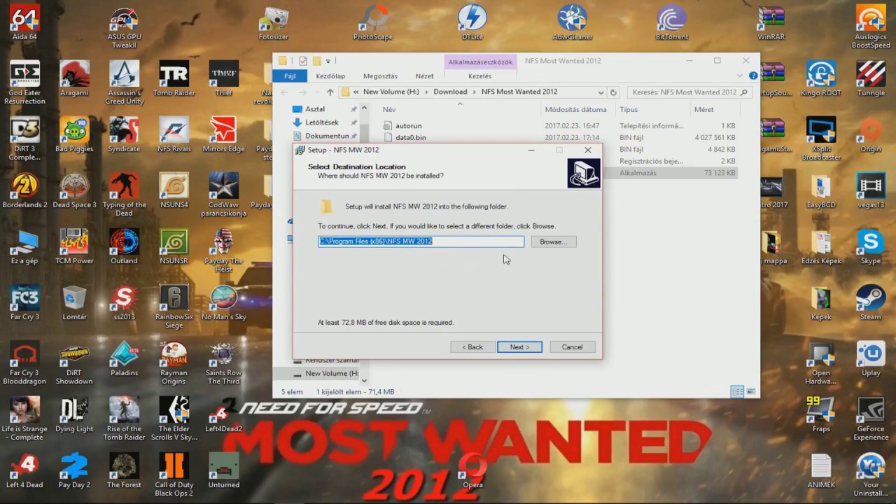 Need for Speed Most Wanted 2012 Letöltés