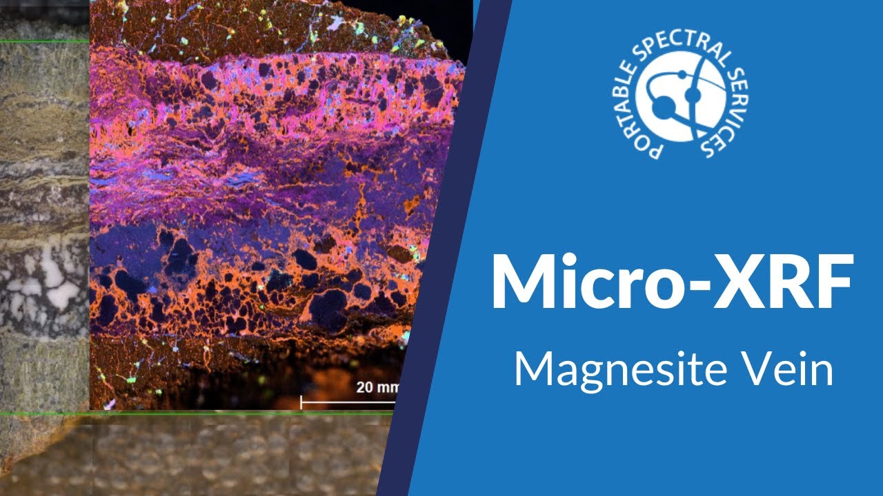 Bruker M4 TORNADO scan of Magnesite Vein Sample in under 1 minute (Micro XRF)
