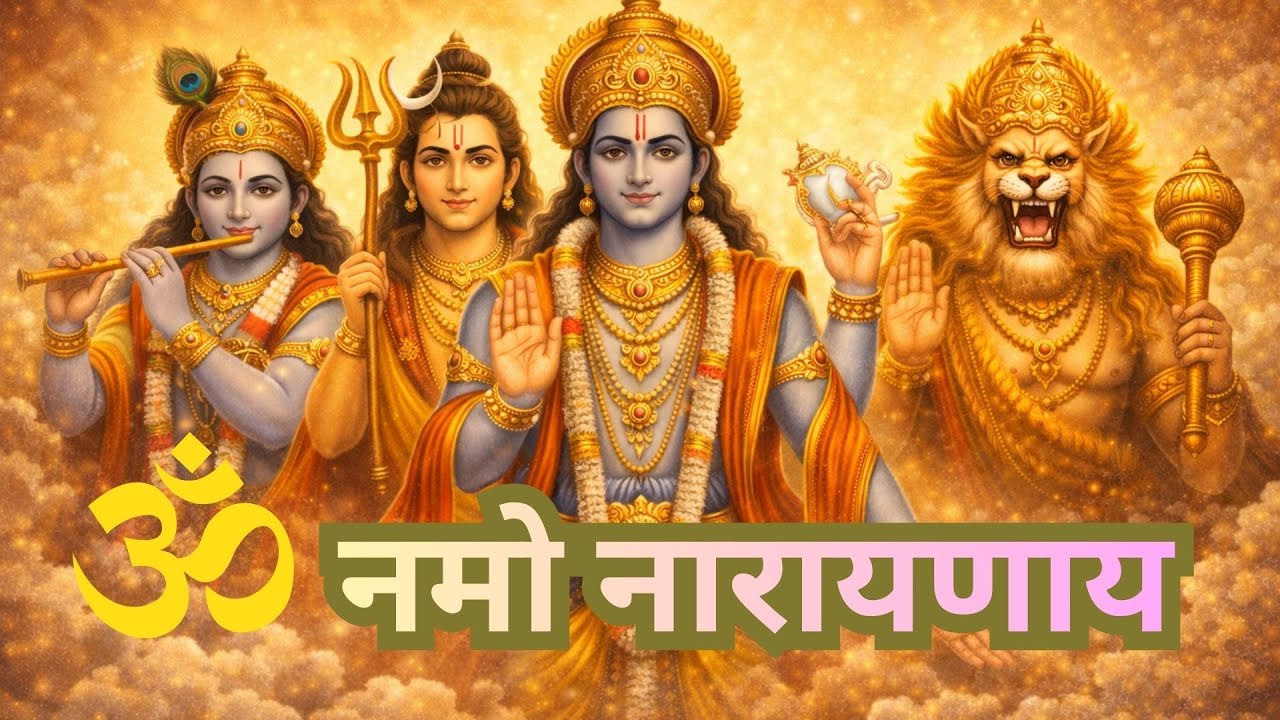 Krishna Ram Vishnu Narasimha Bhajan | गुरुवार स्पेशल भजन | 1 Hour Bhakti | Peaceful Devotional