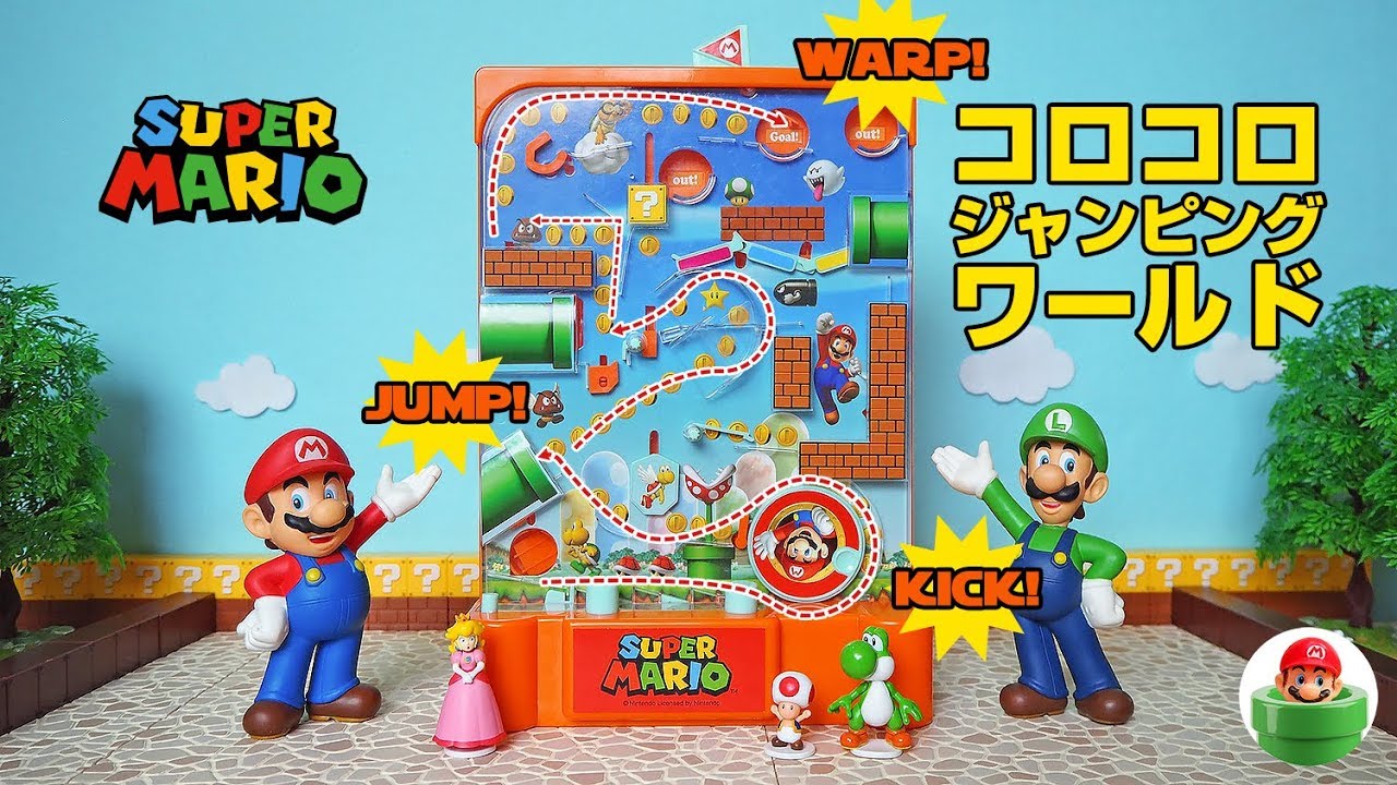 マリオのコロコロジャンピングワールドを攻略しよう！メダルを操作してゴールを目指そう Super Mario GAME
