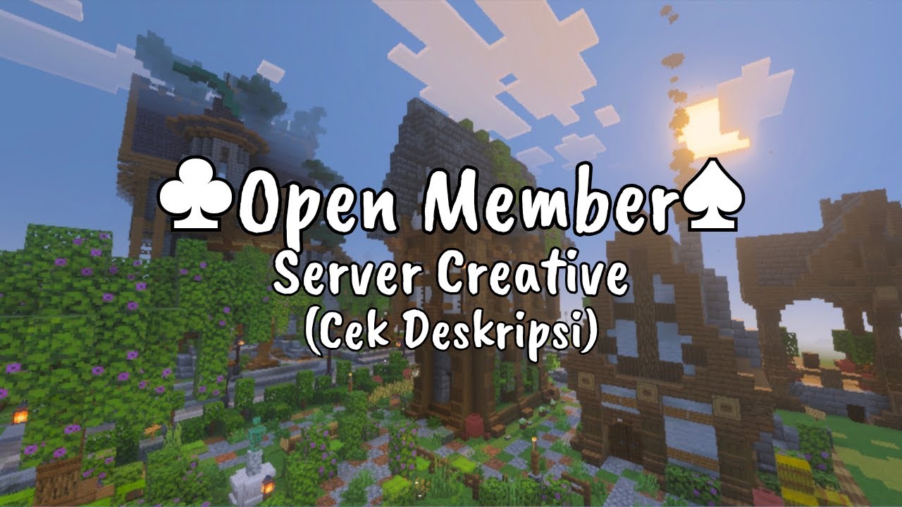 🛑 Yuk Build Tema Medieval Bareng❗Open Member Server Creative (baca deskripsi)